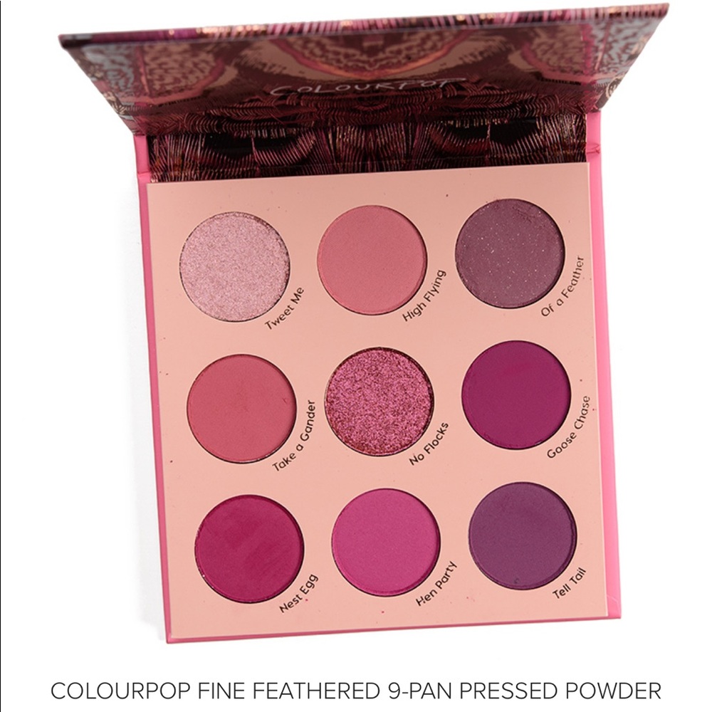 ColourPop Fine Feathered *limited edition* Palette NIB